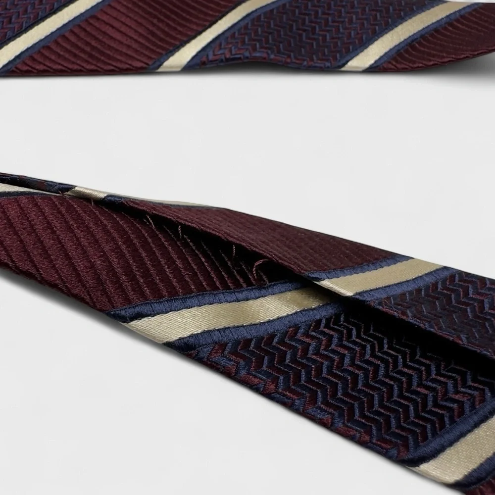 Lot of 6 - Faconnable Luxury Men’s Necktie 100% Silk Made In Italy & France
